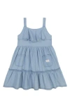 Calvin Klein Denim Dress In Denim Blue