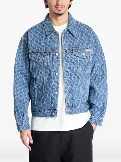 Calvin Klein Denim Jacket In Blue