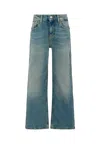 Calvin Klein Denim Jeans For Boy With Logo In Blue