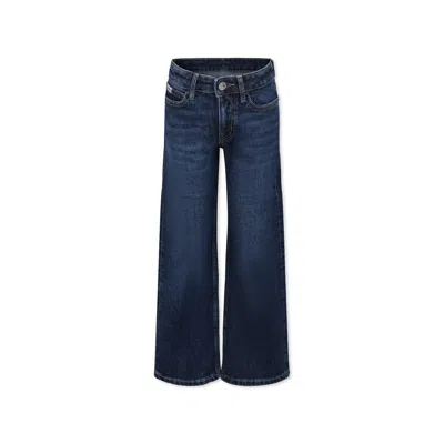 CALVIN KLEIN DENIM JEANS FOR GIRL WITH LOGO