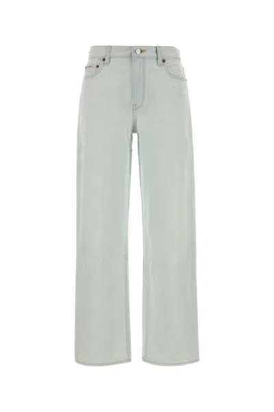 Calvin Klein Denim Jeans In Silver