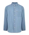 Calvin Klein Button-up Shirt In Blue