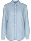 Calvin Klein Ls Lw Denim Shirt In Blue
