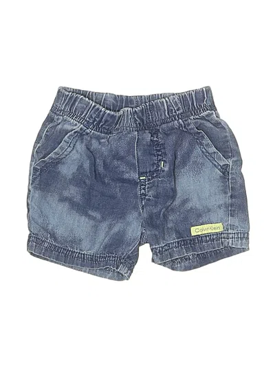 Pre-owned Calvin Klein Babies' Denim Shorts In Blue