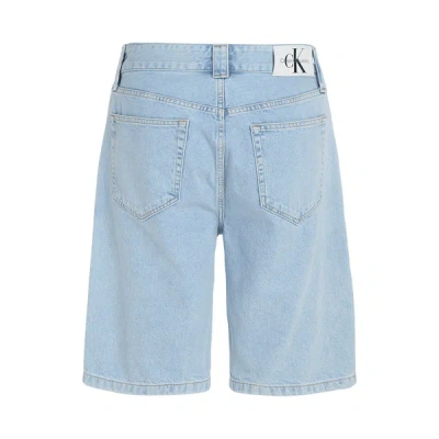 Calvin Klein Denim Shorts In Blue
