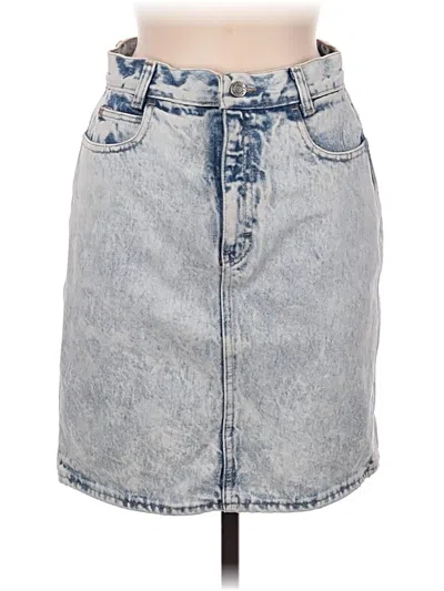 Pre-owned Calvin Klein Denim Skirt In Blue