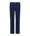 Calvin Klein Denim Trousers With Belt Loops In Black