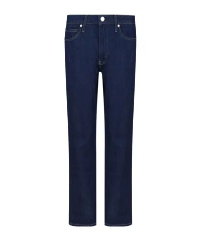 Calvin Klein Denim Trousers With Belt Loops In Black