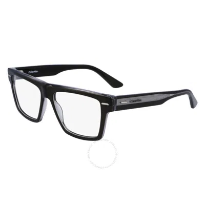 Calvin Klein Dermo Square Men's Eyeglasses Ck23522 035 53 In Black