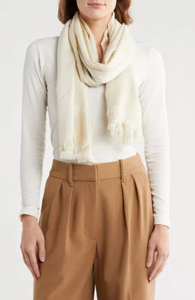 Calvin Klein Diagonal Ck Metallic Logo Scarf