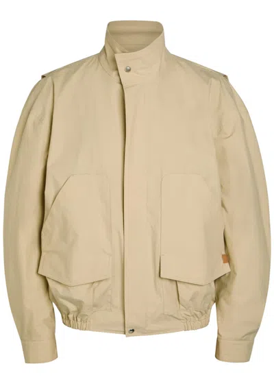 Calvin Klein Donald Patch-pocket Cotton Jacket In Brown