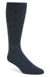 Calvin Klein Dot Socks In Navy