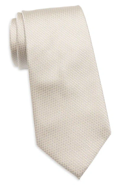 Calvin Klein Dotted Diamond Tie In Taupe