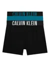 Calvin Klein Double-band Boxers In Black