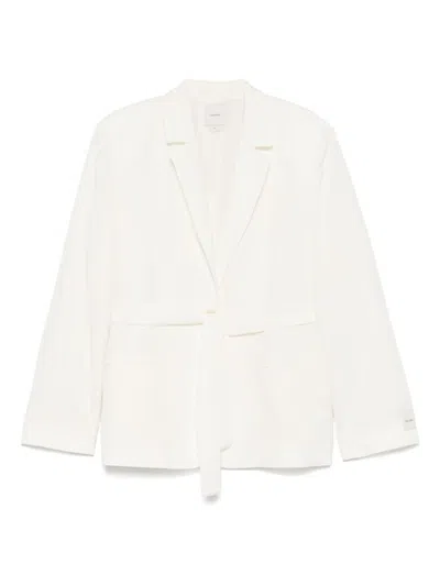 Calvin Klein Double-breasted Relaxed Linen Blazer