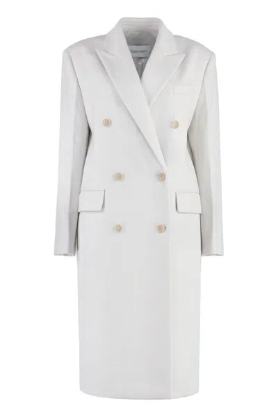 Calvin Klein Double-breasted Wool Coat