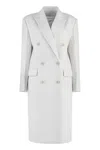 Calvin Klein Abrigo Corto - Beis In Light Gray