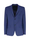 Calvin Klein Double-button Single-breasted Blazer In Blue Royal