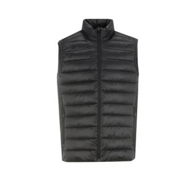 Calvin Klein Padded Recycled Polyester Gilet In Black