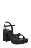 Calvin Klein Drancy 2 Ankle Strap Sandal In Black