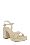 Calvin Klein Drancy 2 Ankle Strap Sandal In Ivory