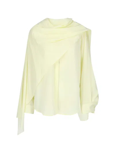 CALVIN KLEIN DRAPED SHIRT KIKI