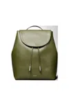 Calvin Klein Drawstring Foldover-top Backpack In Green