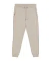 Calvin Klein Embroidered Track Pants In Nude