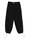 Calvin Klein Drawstring Trousers In Black