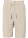 Calvin Klein Drawstring-waist Bermuda Shorts In Neutrals