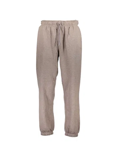 Calvin Klein Drawstring-waist Track Pants In Gray