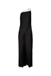 Calvin Klein Womens Asmmetric Long Maxi Dress In Black