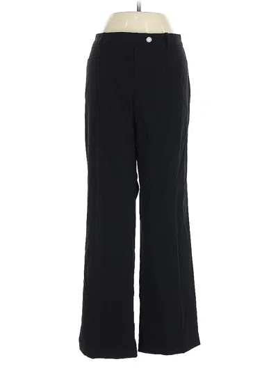 Pre-owned Calvin Klein Dress Pants In Black