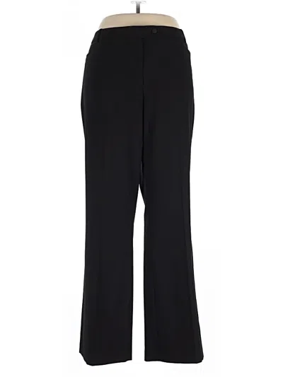 Pre-owned Calvin Klein Dress Pants In Black