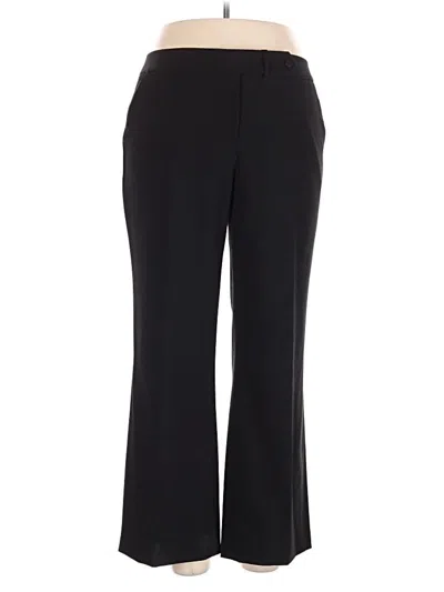 Pre-owned Calvin Klein Dress Pants In Black