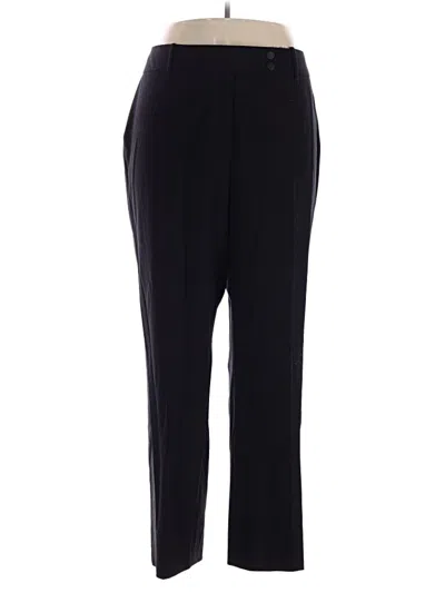 Pre-owned Calvin Klein Dress Pants In Black