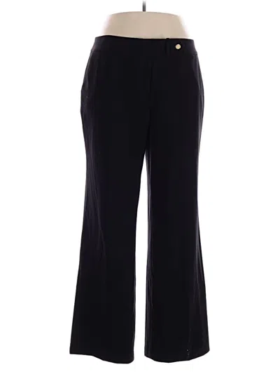 Pre-owned Calvin Klein Dress Pants In Black