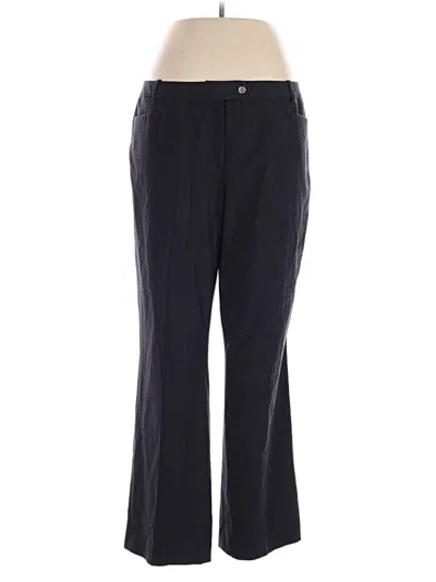 Pre-owned Calvin Klein Dress Pants In Black