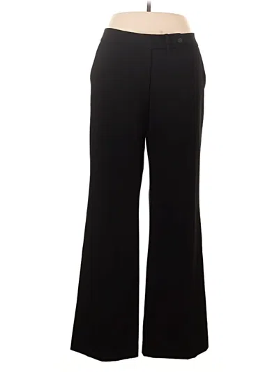 Pre-owned Calvin Klein Dress Pants In Black