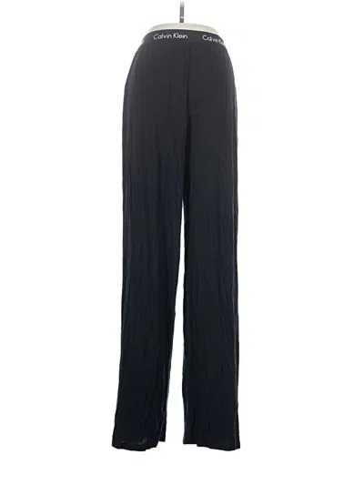 Pre-owned Calvin Klein Dress Pants In Black