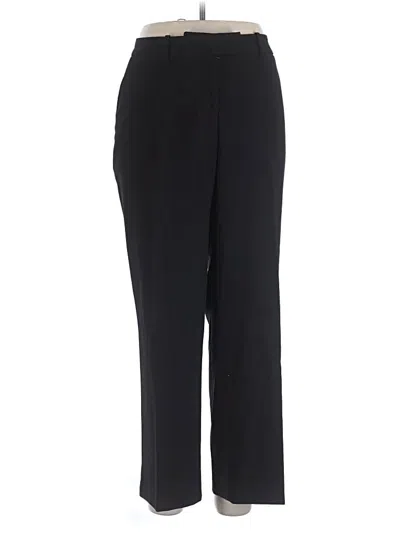 Pre-owned Calvin Klein Dress Pants In Black