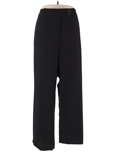 Pre-owned Calvin Klein Dress Pants In Black