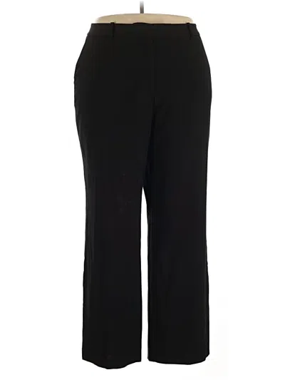 Pre-owned Calvin Klein Dress Pants In Black