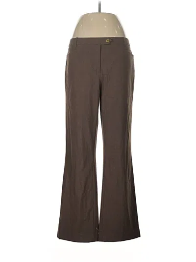Pre-owned Calvin Klein Dress Pants In Brown