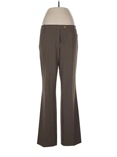 Pre-owned Calvin Klein Dress Pants In Brown