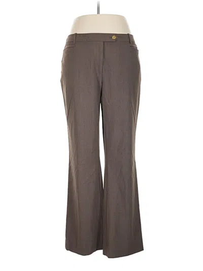 Pre-owned Calvin Klein Dress Pants In Brown