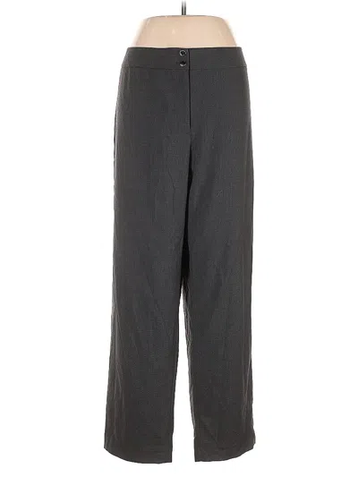 Pre-owned Calvin Klein Dress Pants In Gray
