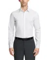 Calvin Klein Men's Tech Poplin Button-down Shirt In White