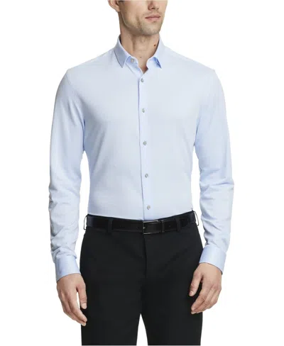 Calvin Klein Dress Shirt Mens Light Blue Long Sleeve Button Up Mac64
