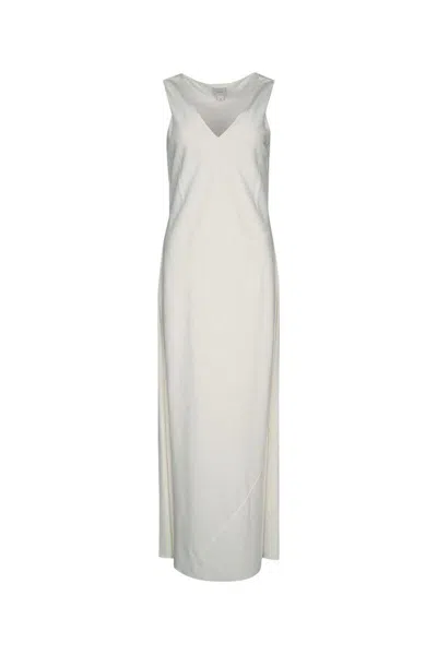 Calvin Klein Tech Texture Bias Ankle Dress In White